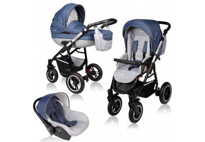 Carucior VESSANTI Crooner Prestige 3 in 1 - Blue