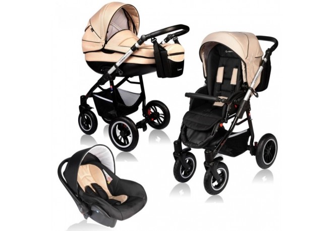 Carucior VESSANTI Crooner Prestige 3 in 1 - Cream