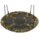 Leagan pentru copii rotund tip cuib de barza suspendat 100 cm Ecotoys MIR6001 - Camuflaj