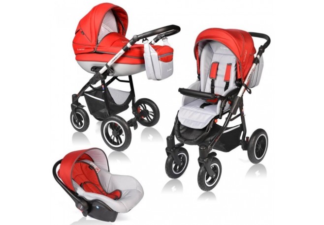 Carucior VESSANTI Crooner Prestige 3 in 1 - Red