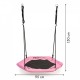 Leagan pentru copii hexagonal tip cuib de barza suspendat Ecotoys MIR6023 - Roz