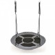 Leagan pentru copii rotund tip cuib de barza suspendat 100 cm Ecotoys MIR6001 - Gri