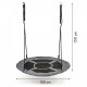 Leagan pentru copii rotund tip cuib de barza suspendat 100 cm Ecotoys MIR6001 - Gri