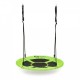 Leagan pentru copii rotund tip cuib de barza suspendat 100 cm Ecotoys MIR6001 - Verde