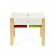 Set de masa cu doua scaune pentru copii Ecotoys XKF002