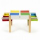 Set de masa cu doua scaune pentru copii Ecotoys XKF002
