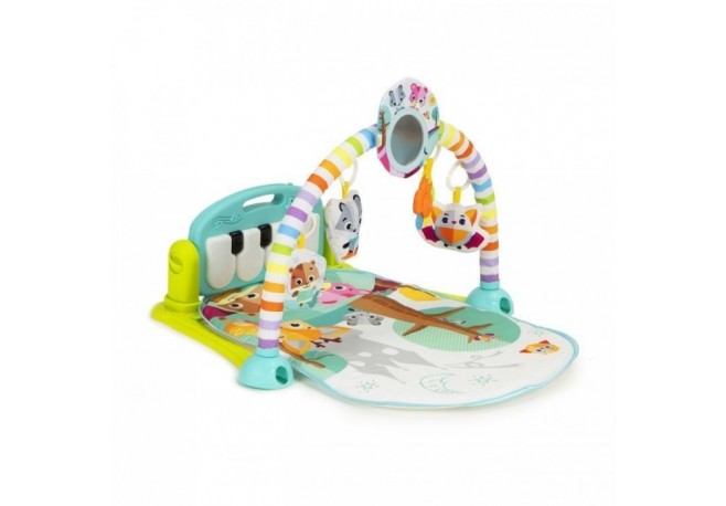 Salteluta de joaca pentru copii cu pian si jucarii Ecotoys CC9690