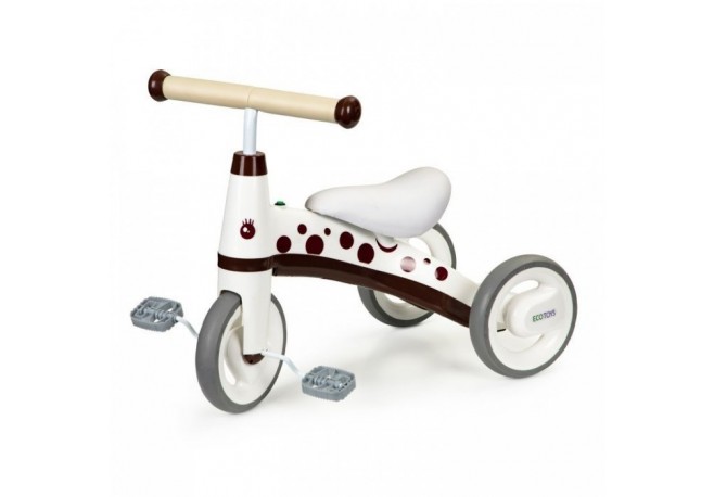 Tricicleta cu pedale Ecotoys LC-V1850 - Alb