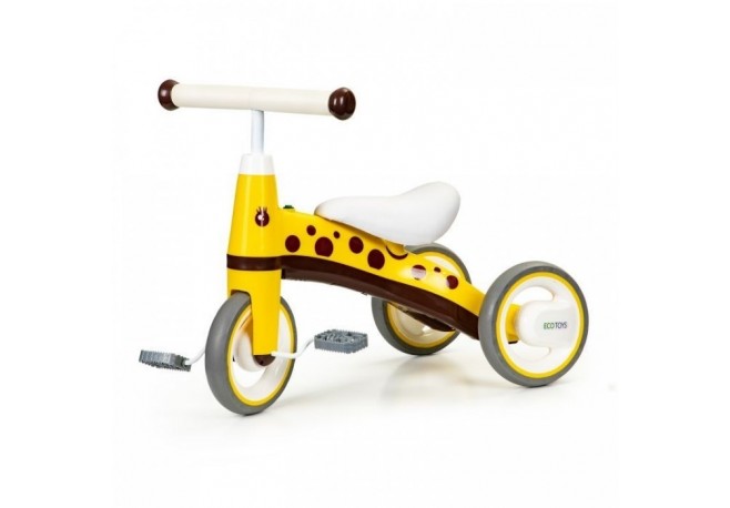 Tricicleta cu pedale Ecotoys LC-V1850 - Galben