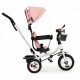 Tricicleta cu sezut rotativ Ecotoys JM-066-9L - Roz