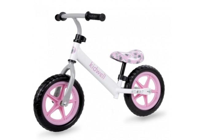 Bicicleta fara pedale Kidwell Rebel White Bunny