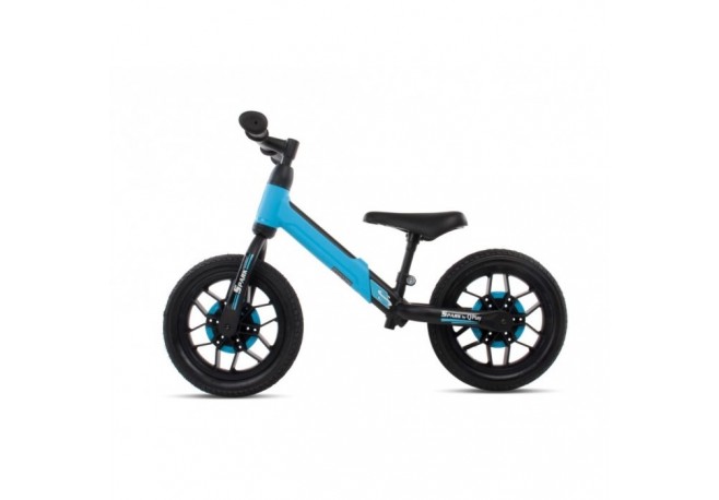 Bicicleta fara pedale si roti cu LED Sun Baby 017 Spark - Blue