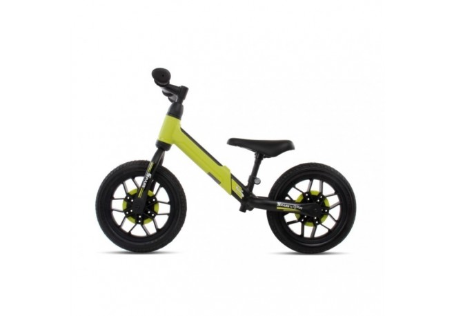 Bicicleta fara pedale si roti cu LED Sun Baby 017 Spark - Green