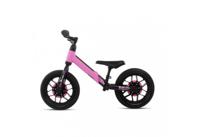 Bicicleta fara pedale si roti cu LED Sun Baby 017 Spark - Pink