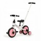 Bicicleta cu pedale si roti ajutatoare 3 in 1 Ecotoys YM-BB-12 - Pink