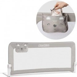 Bariera de pat Ricokids 150 x 66 x 35 cm - Gri