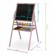 Tabla 2 in 1 pentru copii cu creta sau marker/magnetica abac set de creta colorata si markere burete cifre si litere magnetice R