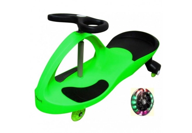 Trotineta gravitationala tip barca J1 R-Sport - Verde