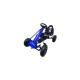 Kart cu pedale Gokart 3-6 Ani roti pneumatice din cauciuc frana de mana G3 R-Sport - Albastru
