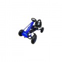 Kart cu pedale Gokart 3-6 Ani roti pneumatice din cauciuc frana de mana G3 R-Sport - Albastru