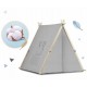 Cort de joaca pentru copii cu lampa Ricokids 740501 gri