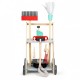 Antemergator din lemn XXL cu aspirator si elemente pentru curatenie Ecotoys 4404