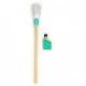 Antemergator din lemn XXL cu aspirator si elemente pentru curatenie Ecotoys 4404