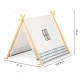 Cort de joaca pentru copii tip wigwam (indian) cu structura din lemn Ecotoys 8111