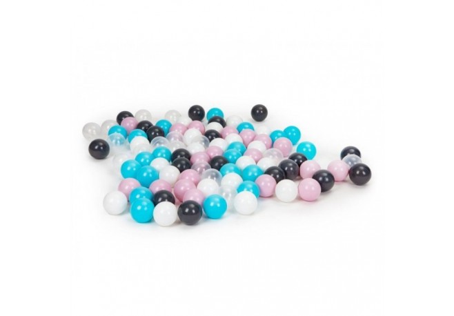 Set de 100 bile din plastic Ecotoys B100NEW