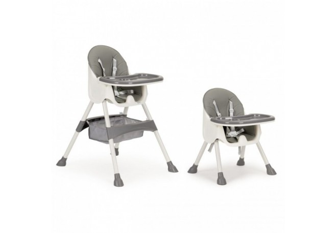 Scaun de masa 2 in 1 Ecotoys HC-823 - Gri