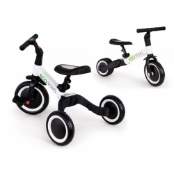 Tricicleta echilibru cu pedale Ecotoys TR001 4 in 1 Alb
