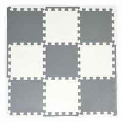 Salteluta de joaca pentru copii 9 elemente ECOEVA010 - Gri