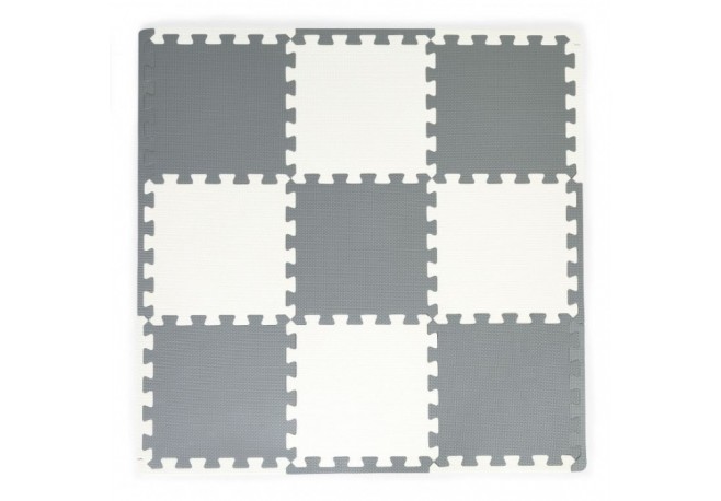 Salteluta de joaca pentru copii 9 elemente ECOEVA010 - Gri