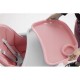 Scaun de masa cu roti Ricokids Tugo - Roz
