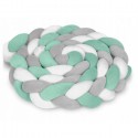 Protectie laterala pentru patut impletita 3 m Ricokids 722102 - Verde