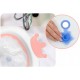 Cadita de baie cu dop de scurgere si pernita inclusa Ricokids RK-280 - Roz