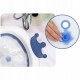 Cadita de baie cu dop de scurgere si pernita inclusa Ricokids RK-280 - Albastru