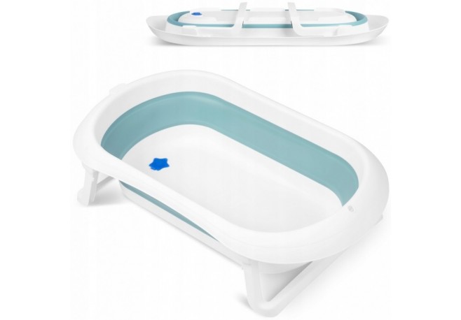 Cadita de baie cu dop de scurgere Ricokids RK-281 - Albastru