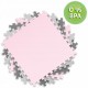 Salteluta de joaca tip puzzle 180 X 180 cm Ricokids 7498 - Roz - Gri