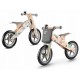 Bicicleta din lemn fara pedale Ricokids RC-610 Gri