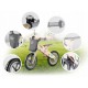 Bicicleta din lemn fara pedale Ricokids RC-610 Gri