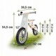 Bicicleta din lemn fara pedale Ricokids RC-610 Gri