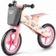 Bicicleta din lemn fara pedale Ricokids RC-611 Roz