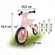 Bicicleta din lemn fara pedale Ricokids RC-611 Roz