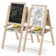 Tabla educationala cu doua fete si accesorii Ricokids RK-803 66 x 45 x 32 cm Natur