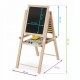 Tabla educationala cu doua fete si accesorii Ricokids RK-803 66 x 45 x 32 cm Natur
