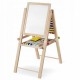 Tabla educationala cu doua fete si accesorii Ricokids RK-803 66 x 45 x 32 cm Natur