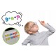Tabla educationala cu doua fete si accesorii Ricokids RK-800 101 x 54 x 55 cm Gri