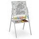 Tabla educationala cu doua fete si accesorii Ricokids RK-800 101 x 54 x 55 cm Gri