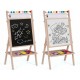 Tabla educationala cu doua fete si accesorii Ricokids RK-802 78 x 44 x 29 cm Natur
